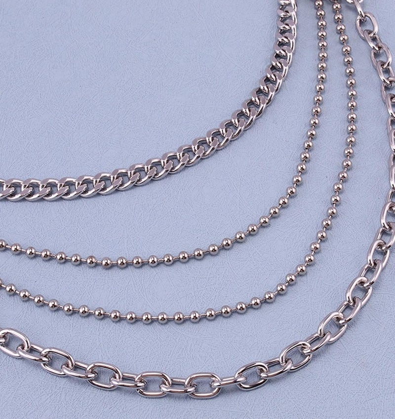 QWALIT Pants Chain for Men Pocket Chain for Pants Jean Chains for Men Jean Chains Chains for Jeans Biker Chain Hip Chain Jean Chains for Women Pants Chain for Women Hip Jewelry for Women Punk Chain - Image 5